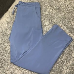 Blue scrub pants